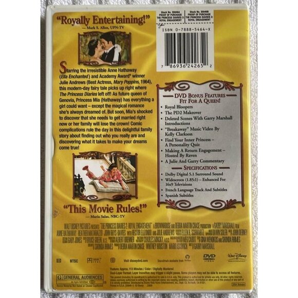 The Princess Diaries 2 - Royal Engagement (Widescreen Edition) - Picture 2 of 4